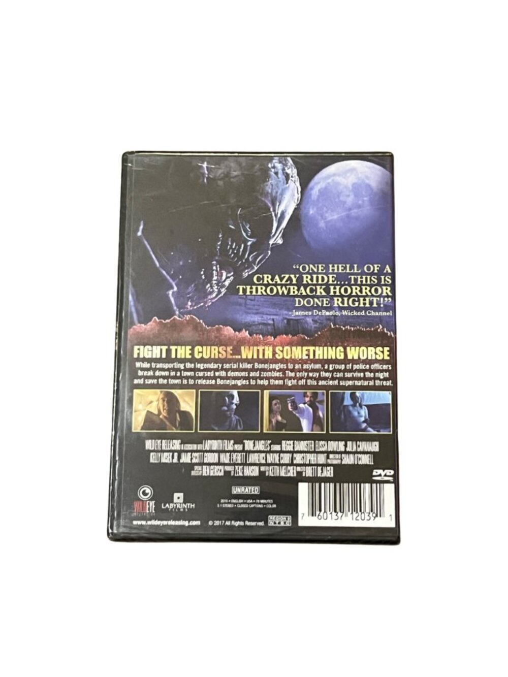 Bonejangles Horror Movie DVD New Sealed Unrated 78 Minutes Region 0 NTSC - Picture 5 of 7